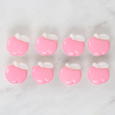 Loren Crafts 8'li Pembe Elma Düğme - 3004