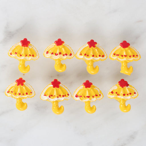 Loren Crafts 8'li Sarı Şemsiye Düğme - 3009