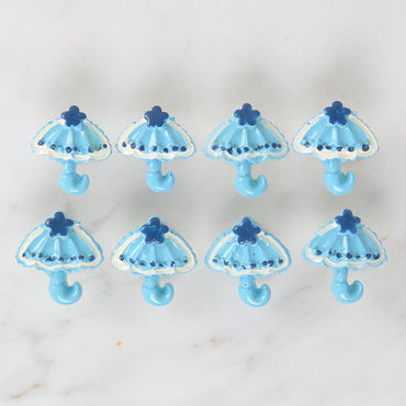 Loren Crafts 8'li Mavi Şemsiye Düğme - 3010