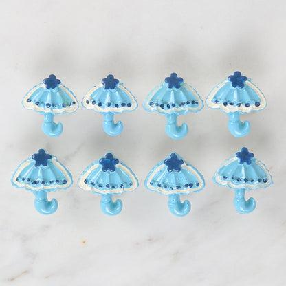 Loren Crafts 8'li Mavi Şemsiye Düğme - 3010