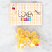 Loren Crafts 8'li Sarı Kalp Düğme - 3017