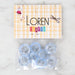 Loren Crafts 8'li Mavi Düğme - 3068