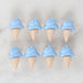 Loren Crafts 8'li Mavi Dondurma Düğme - 3071