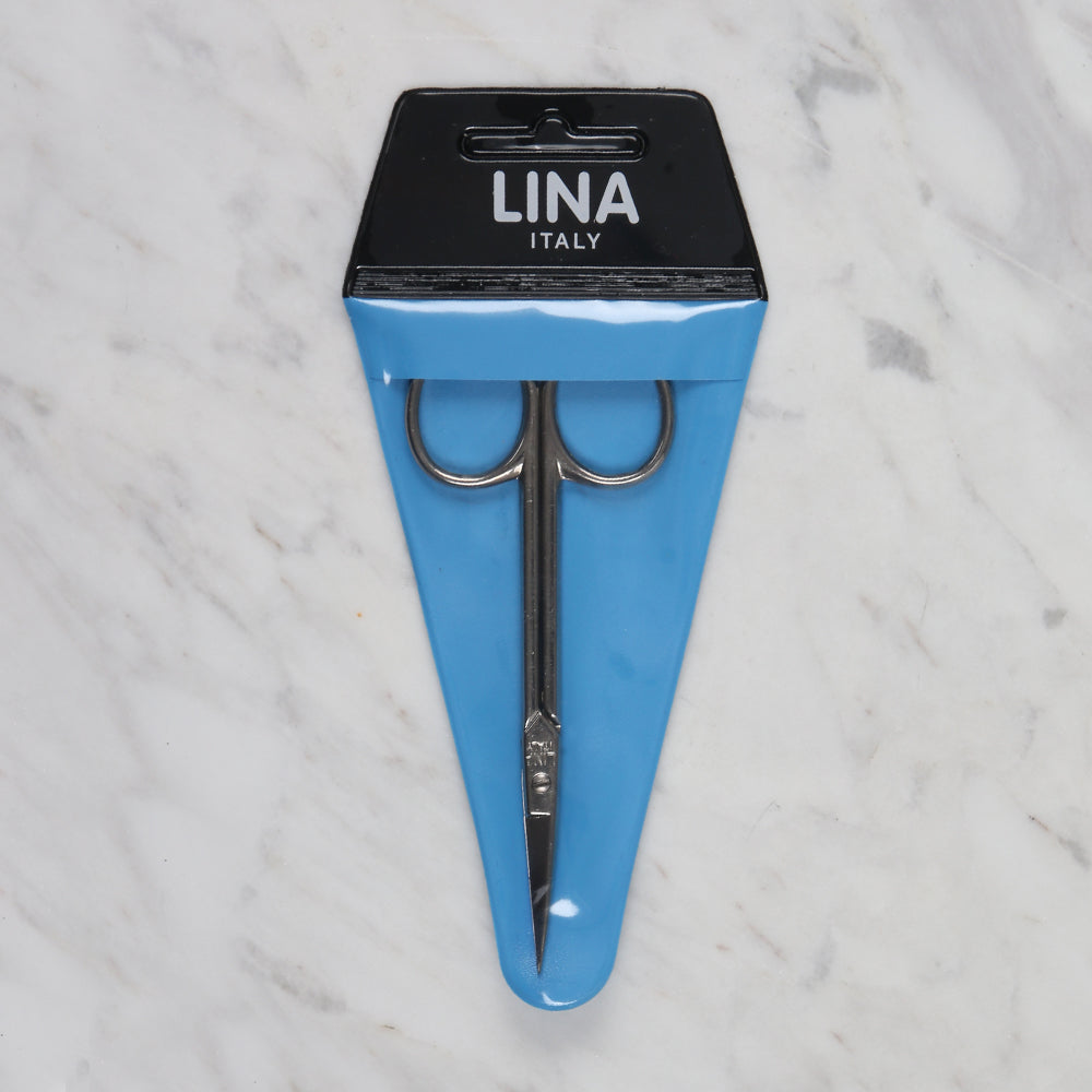 Lina Kıvrık Uçlu Nakış Makası Gümüş 13- 14