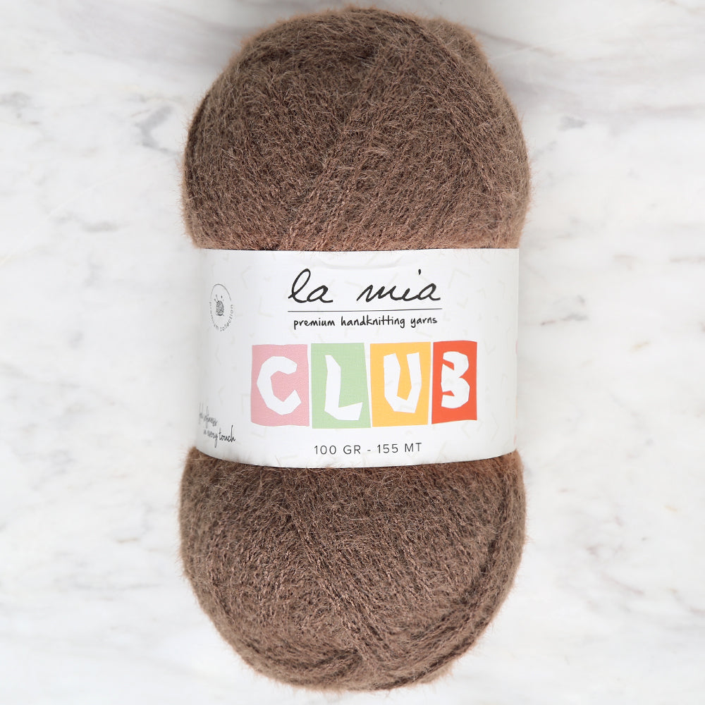 La Mia Club Kahverengi El Örgü İpi - 621