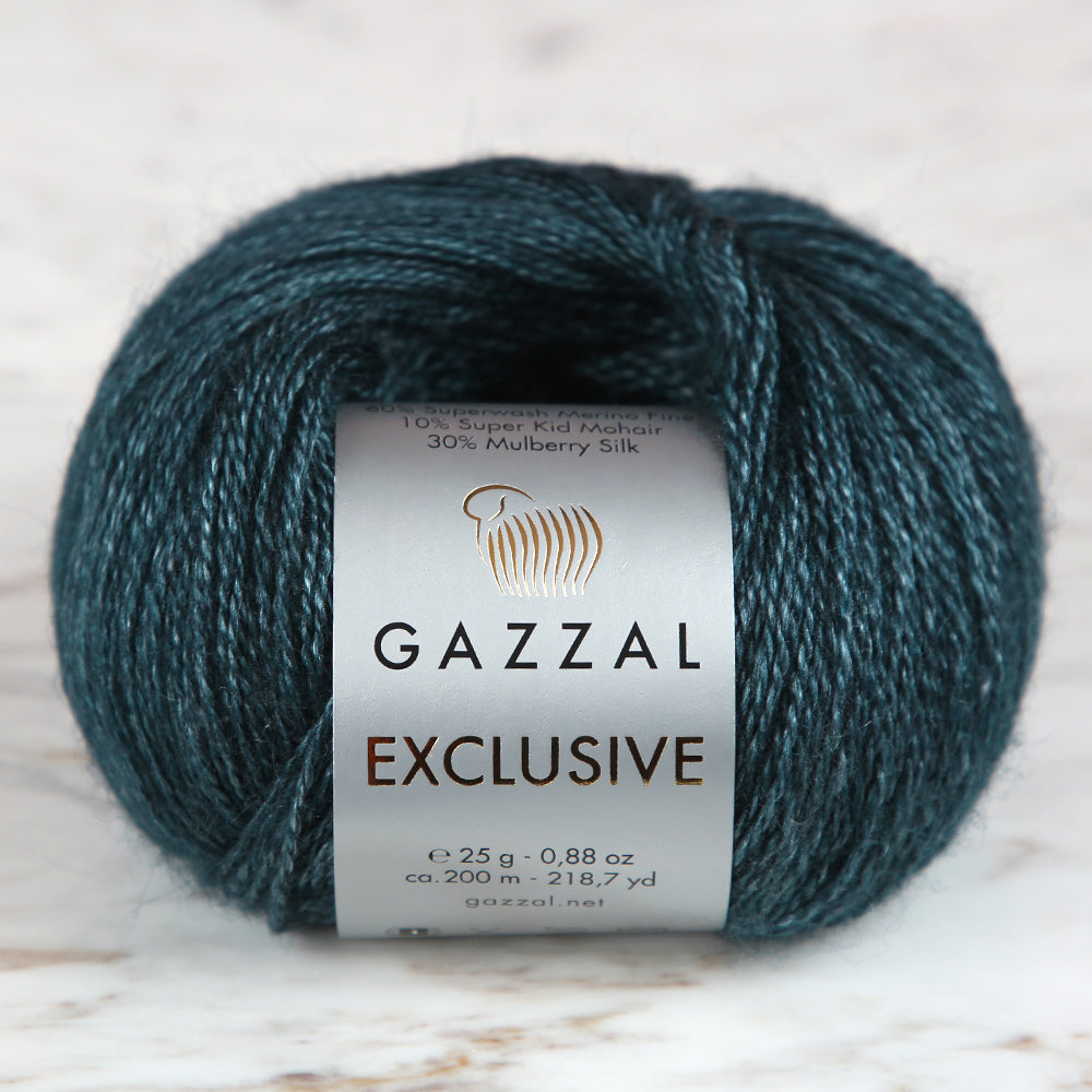 Gazzal Exclusive Koyu Yeşil El Örgü İpi - 9902