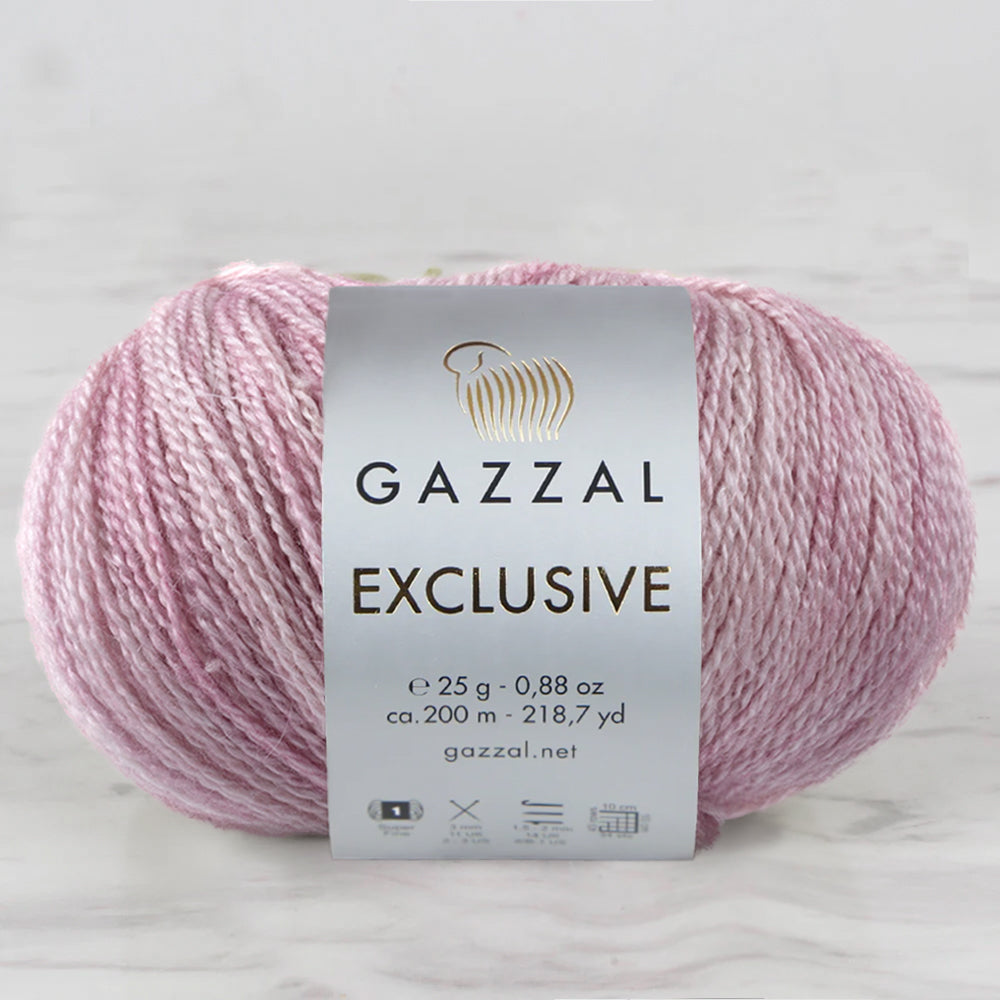 Gazzal Exclusive Pembe El Örgü İpi- 9903