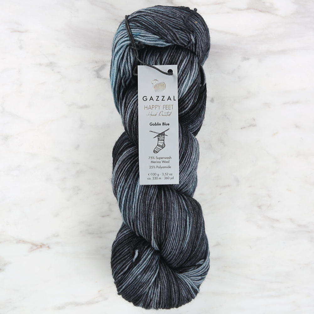 Gazzal Happy Feet Ebruli Çorap El Örgü İpi - 3259