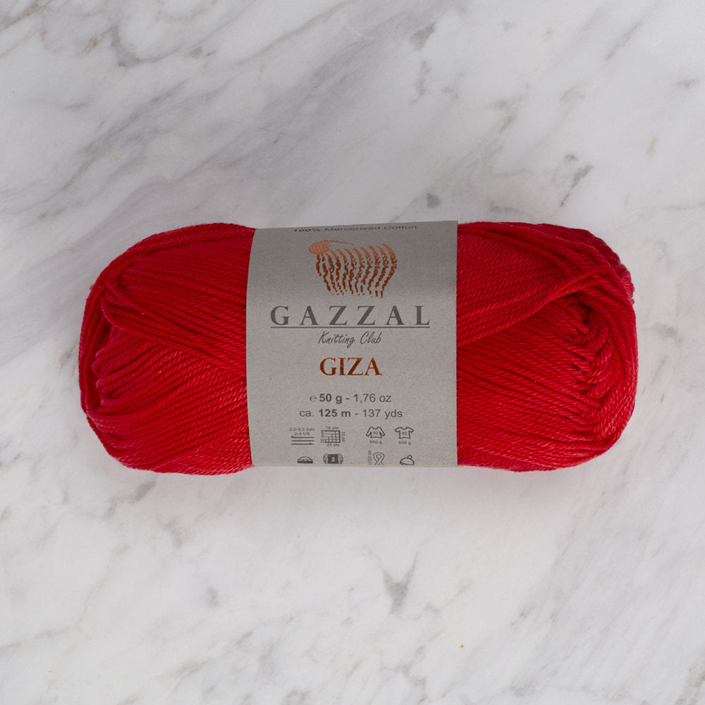 Gazzal Giza 50gr Vişne Çürüğü Rengi El Örgü İpi - 2487