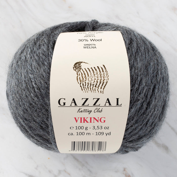Gazzal Viking Gri El Örgü İpliği - C4016