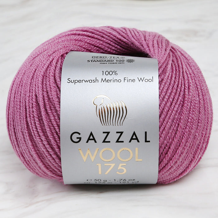 Gazzal Wool 175 50gr Mor El Örgü İpi - 351