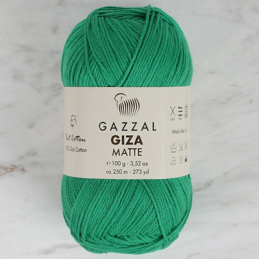 Gazzal Giza Matte Yeşil El Örgü İpi - 5560