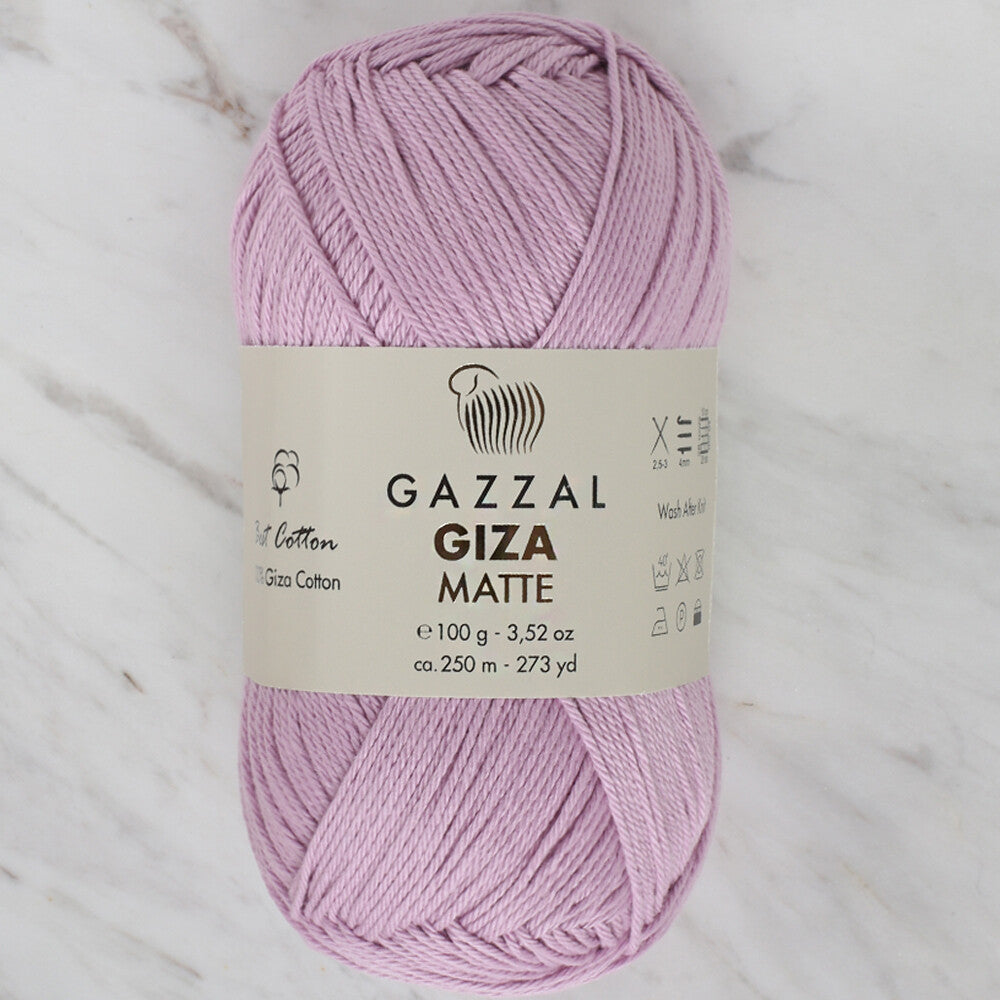 Gazzal Giza Matte Lila El Örgü İpi - 5572