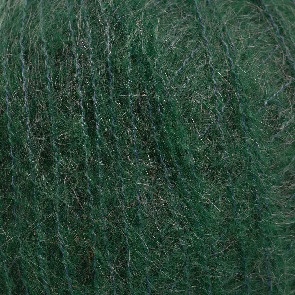 Gazzal Super Kid Mohair Yeşil 25 Gr El Örgü İpi - 64424