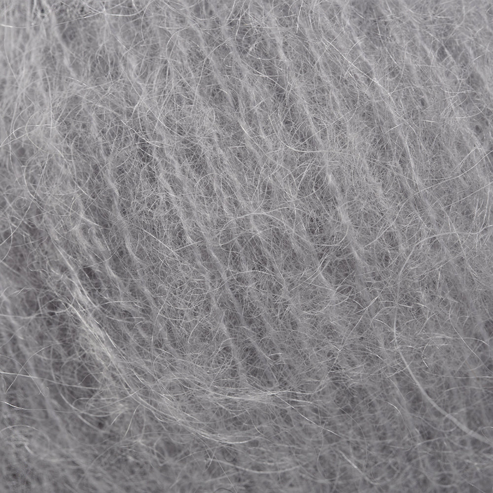 Gazzal Super Kid Mohair Gri 25 Gr El Örgü İpi - 64434