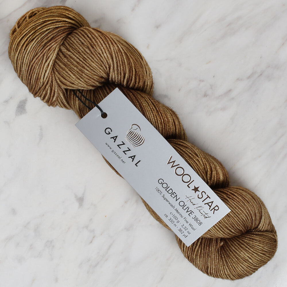 Gazzal Wool Star Yeşil El Örgü İpi - 3808