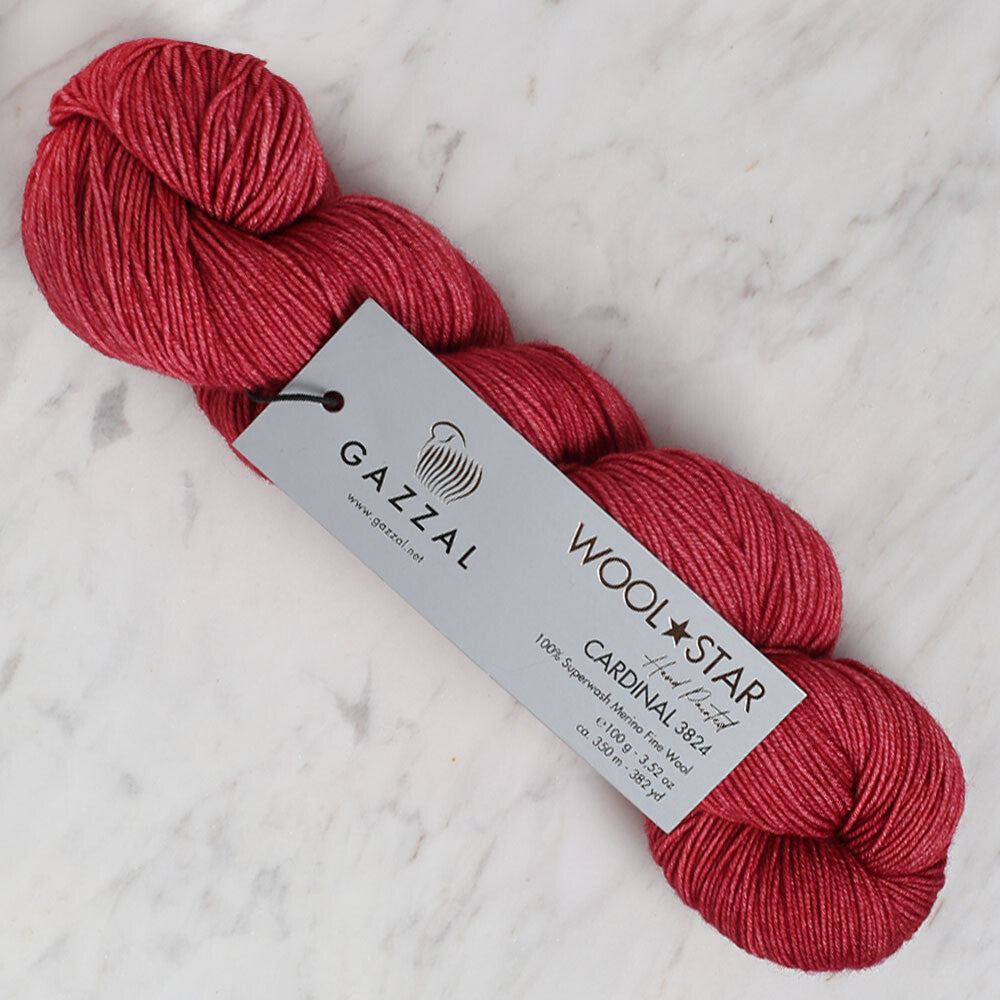 Gazzal Wool Star Gül Kurusu El örgü İpi - 3824