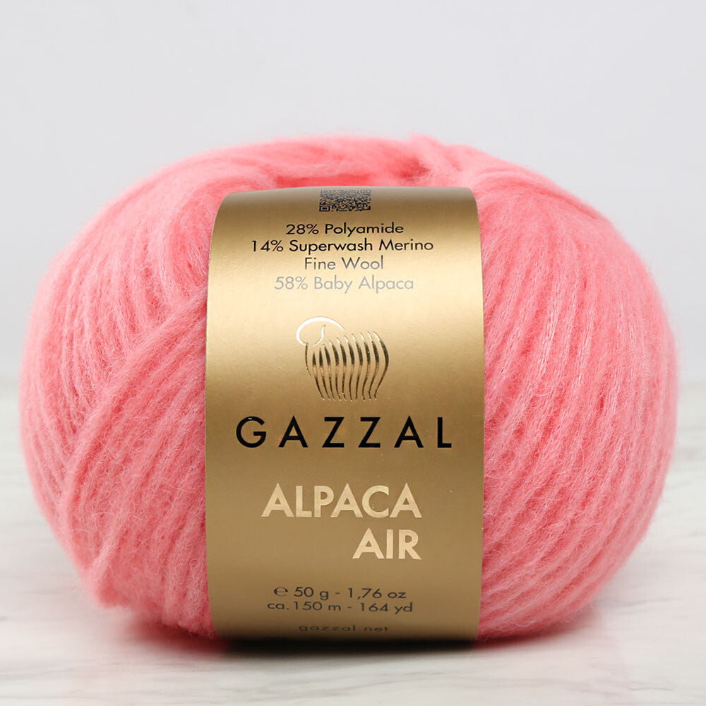 Gazzal Alpaca Air Pembe El Örgü İpi - C:85
