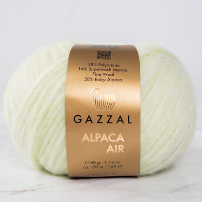 Gazzal Alpaca Air Açık Sarı El Örgü İpi - C:91