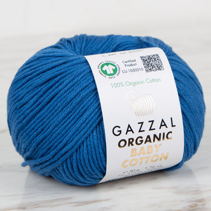 Gazzal Organic Baby Cotton Mavi Bebek Yünü - 449