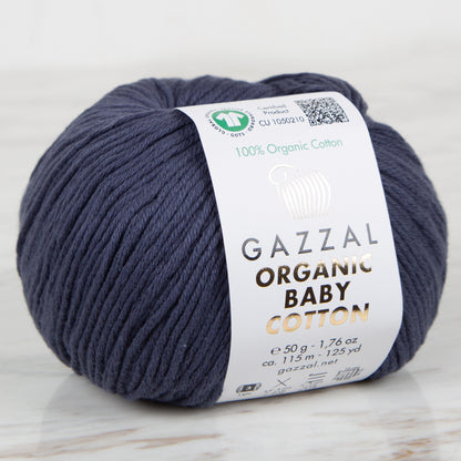 Gazzal Organic Baby Cotton Koyu Gri Bebek Yünü - 450
