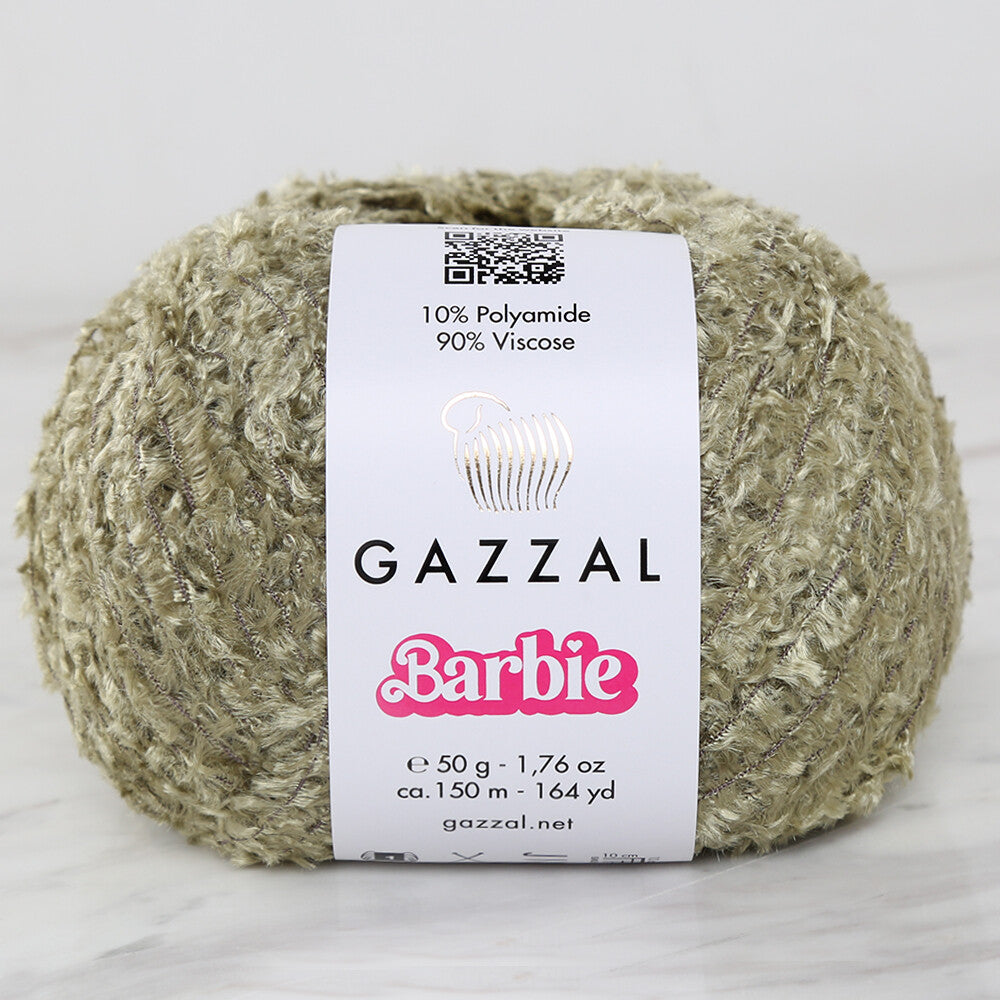Gazzal Barbie Küf Yeşili El Örgü İpi - 10716
