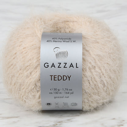 Gazzal Teddy Bej El Örgü İpi - 6534