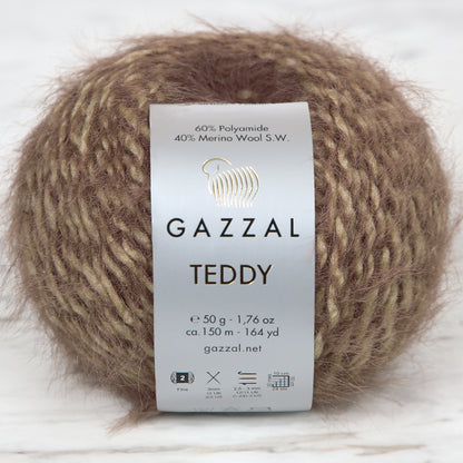 Gazzal Teddy Kahverengi El Örgü İpi - 6540