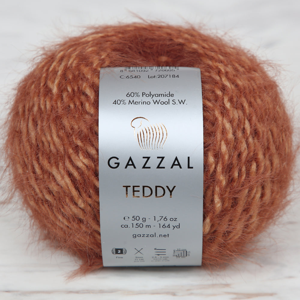 Gazzal Teddy Tarçın El Örgü İpi - 6546