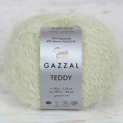 Gazzal Teddy Açık Sarı El Örgü İpi - 6554