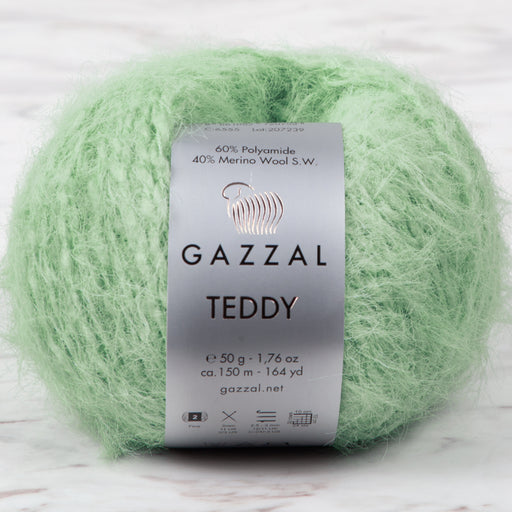 Gazzal Teddy Yeşil El Örgü İpi - 6555