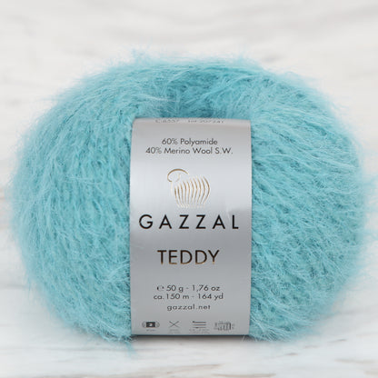 Gazzal Teddy Turkuaz El Örgü İpi - 6557