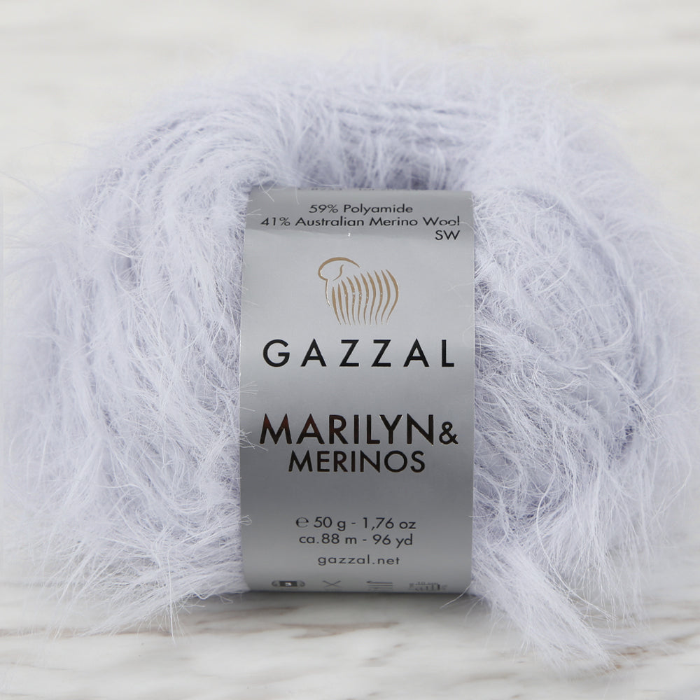 Gazzal Marilyn&Merinos Buz Mavisi El Örgü İpi - 8253
