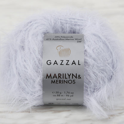 Gazzal Marilyn&Merinos Buz Mavisi El Örgü İpi - 8253