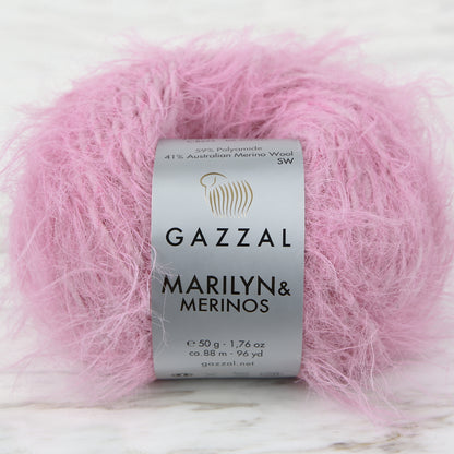 Gazzal Marilyn&Merinos Lila El Örgü İpi - 8255