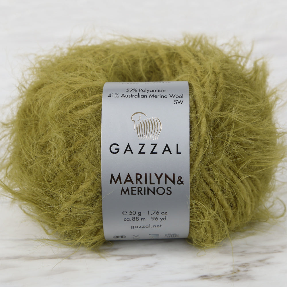 Gazzal Marilyn&Merinos Yeşil El Örgü İpi - 8260