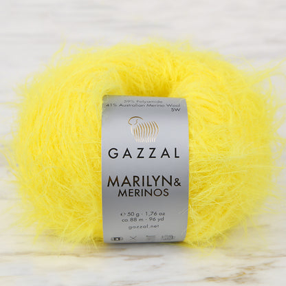 Gazzal Marilyn&Merinos Sarı El Örgü İpi - 8277