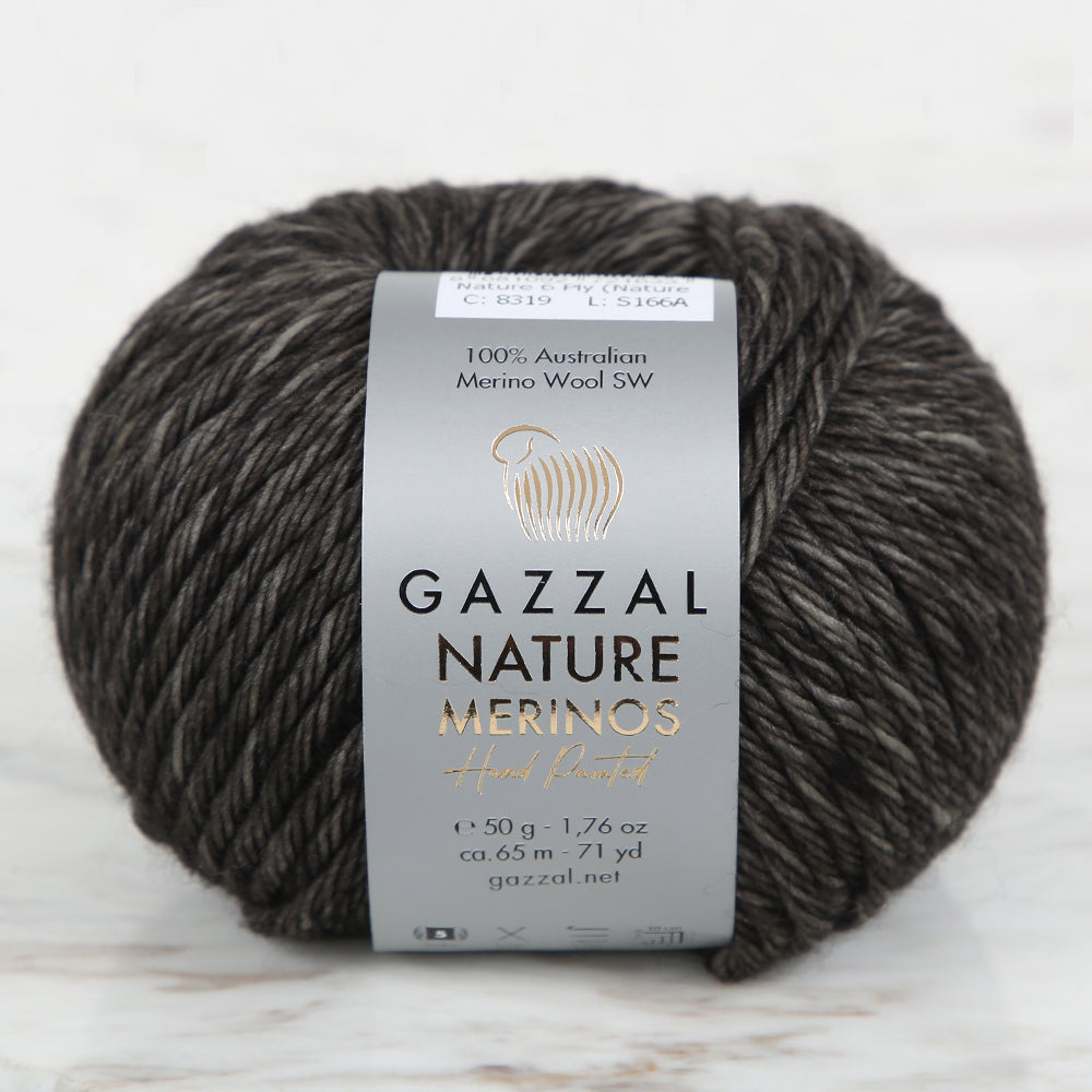 Gazzal Nature Merinos Koyu Yeşil El Örgü İpi - 8319