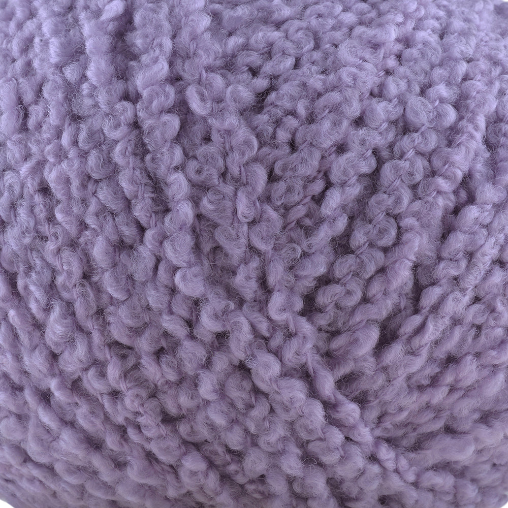 Gazzal Merino Boucle Lila El Örgü İpi- 3772