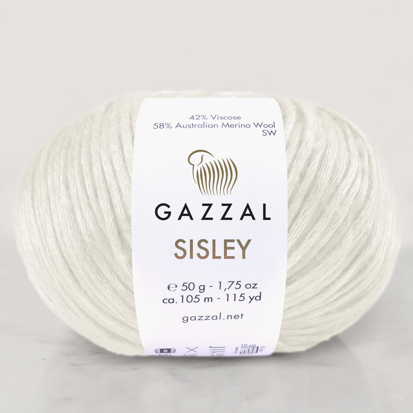 Gazzal Sisley Krem El Örgü İpi- 5710