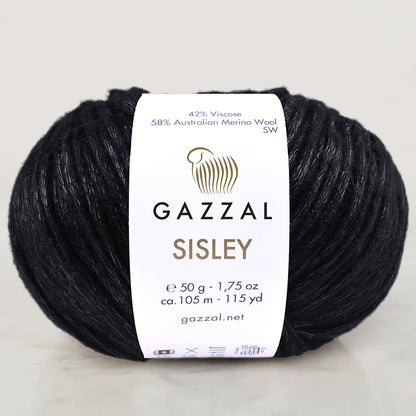 Gazzal Sisley Siyah El Örgü İpi- 5716