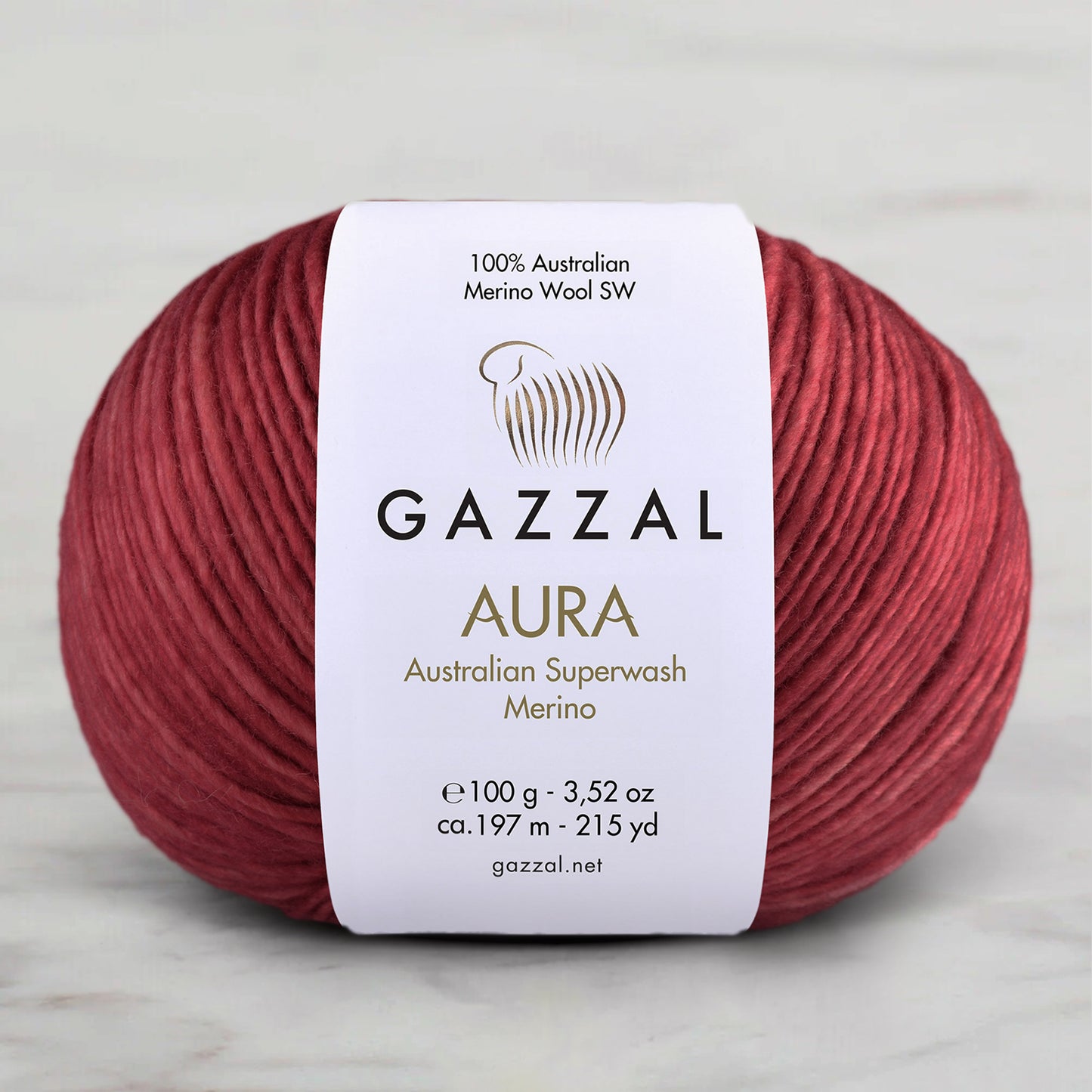 Gazzal Aura Kırmızı El Örgü İpi – 164