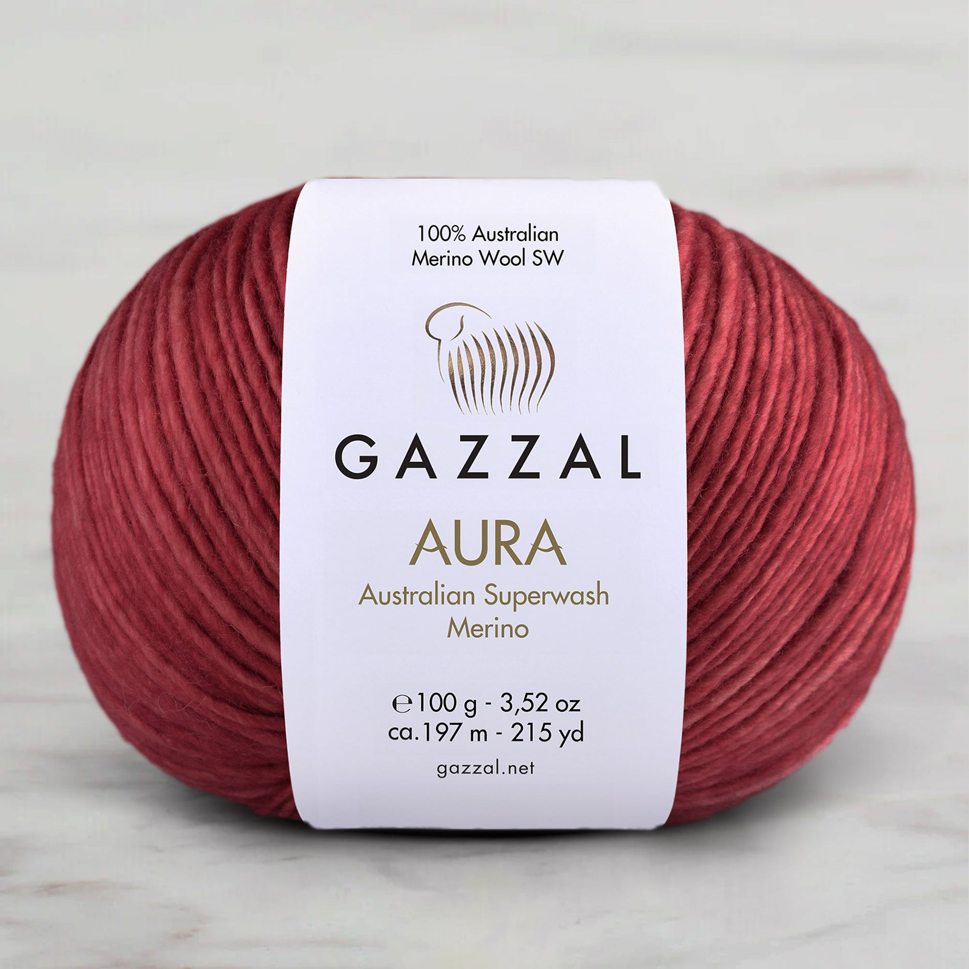 Gazzal Aura Kırmızı El Örgü İpi – 164