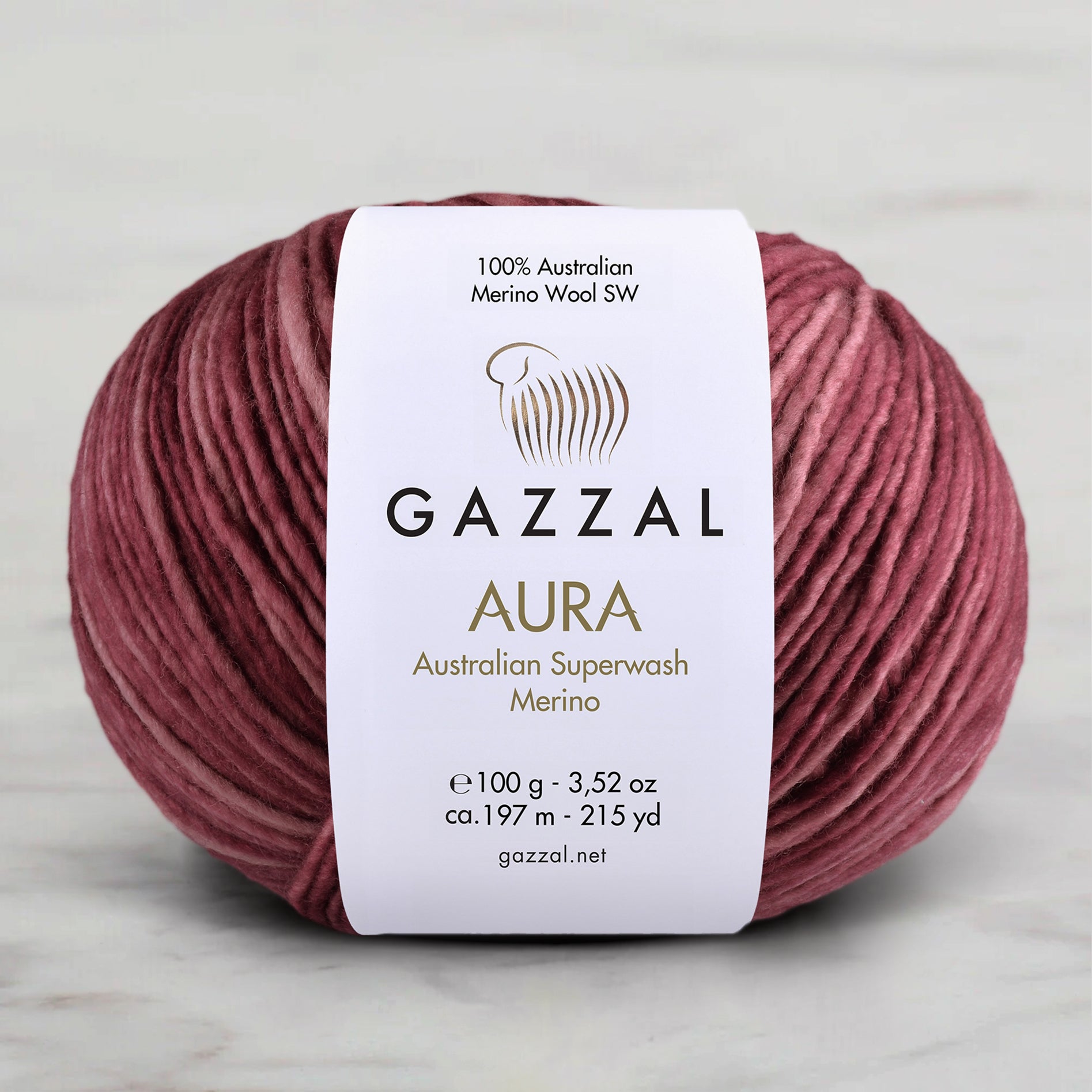 Gazzal Aura Gül Kurusu El Örgü İpi – 174