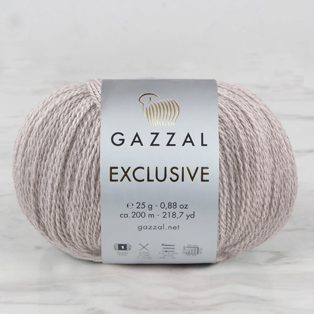 Gazzal Exclusive Bej El Örgü İpi- 9923