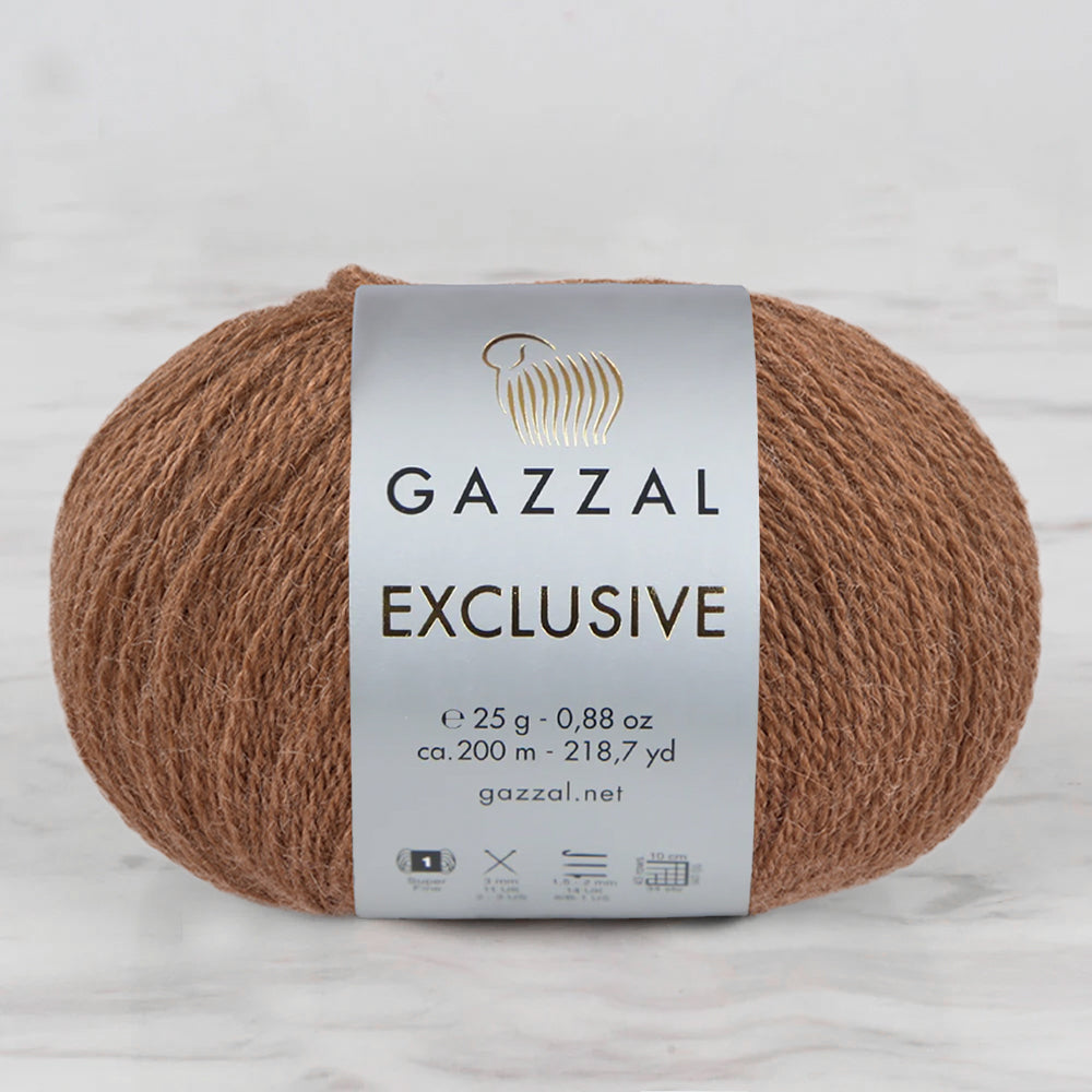 Gazzal Exclusive Tarçın El Örgü İpi- 9929