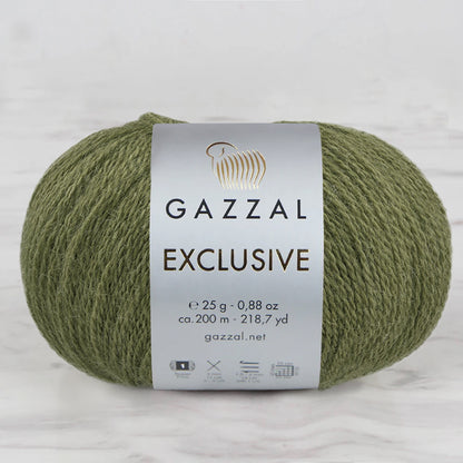 Gazzal Exclusive Yeşil El Örgü İpi- 9932