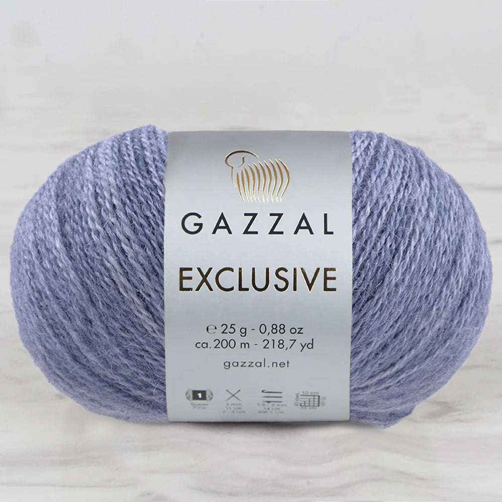Gazzal Exclusive Mavi El Örgü İpi- 9938