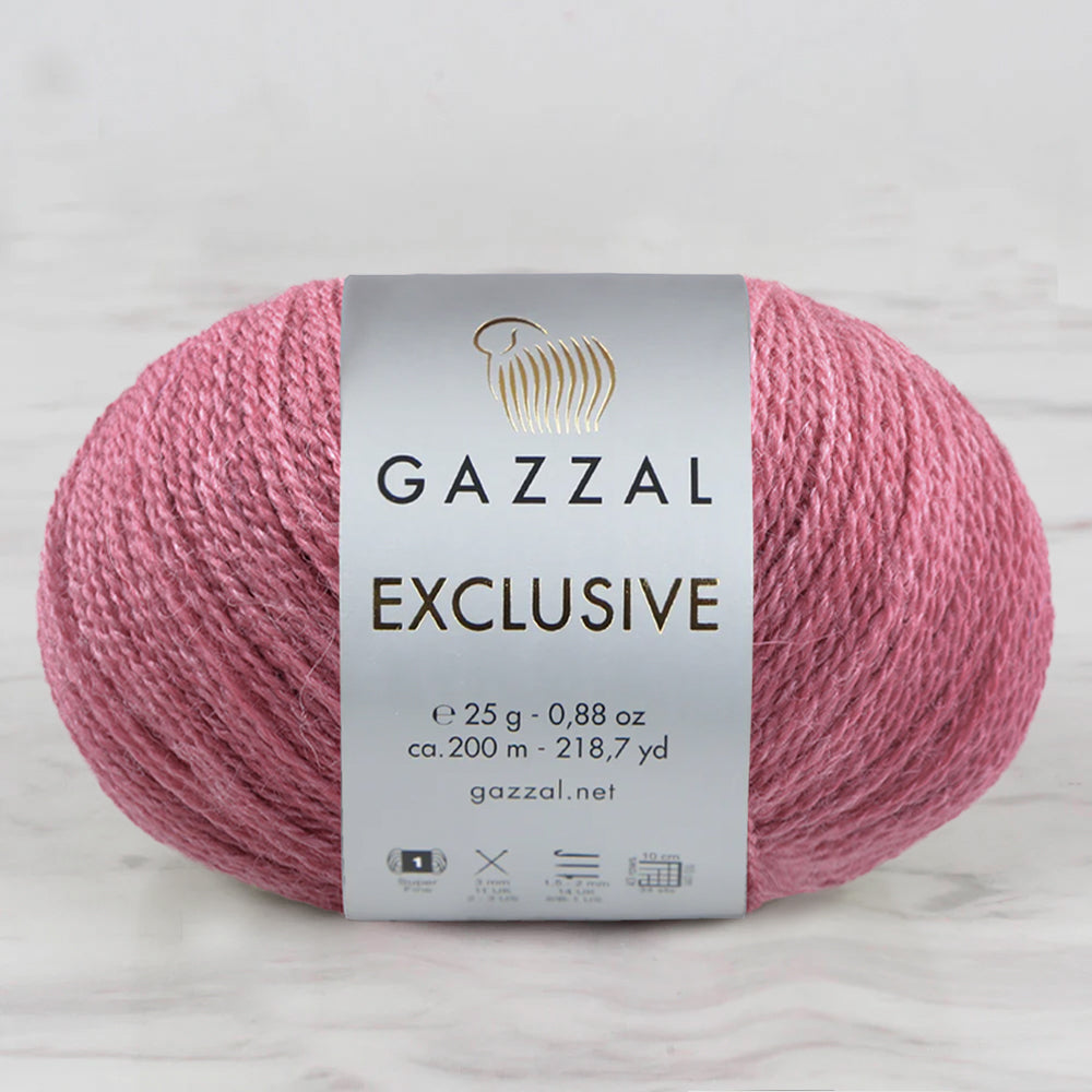 Gazzal Exclusive Pembe El Örgü İpi- 9944