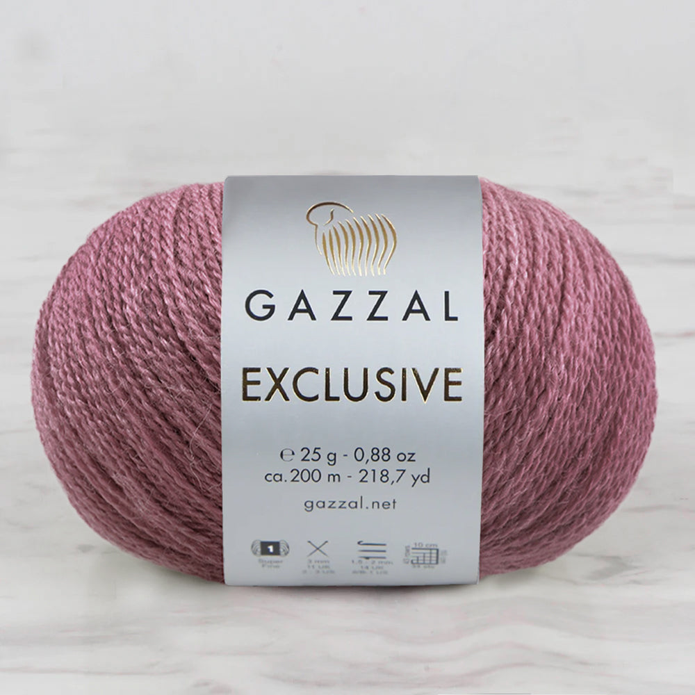 Gazzal Exclusive Gül Kurusu El Örgü İpi- 9945
